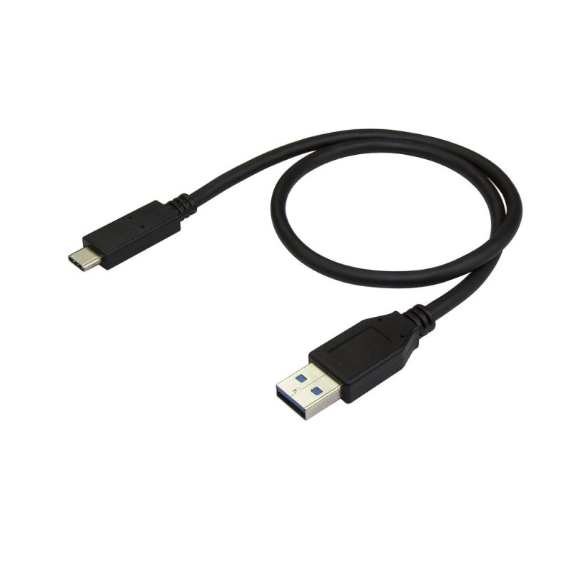 Cable usb tipo c a usb tipo a startech 0.5m - macho - macho - negro