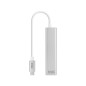 Cable usb tipo c 3.0 a gigabit ethernet + 3 x usb 3.0 nanocable 15cm -