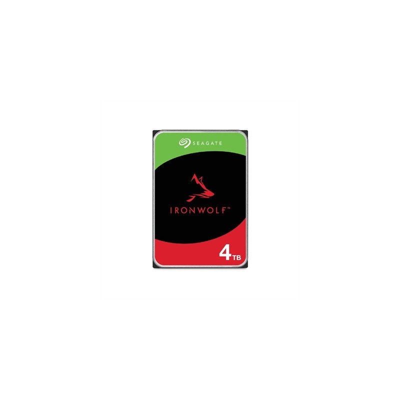 Disco duro interno hdd seagate ironwolf nas st4000vn006 4tb 3.5 pulgadas 5400rpm - 256mb - sata 6gb - s
