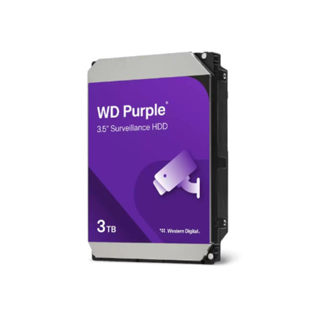 Disco duro interno hdd wd western digital purple wd34purz 3tb 3.5 pulgadas sata 5400rpm 128mb