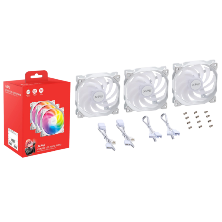 XPG VENTO 120 ARGB PWM Carcasa del ordenador Ventilador 12 cm 3 pieza(