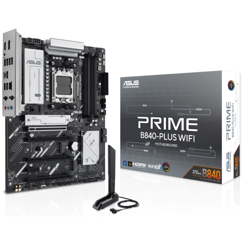 ASUS PRIME B840-PLUS WIFI AMD B840 Zócalo AM5 ATX