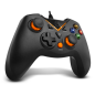 Krom NXKROMKEY mando y volante Negro USB Gamepad Analógico/Digital Android, PC, Playstation 3