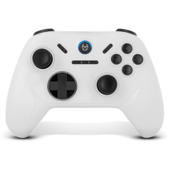 Krom Kadoer Blanco Bluetooth/USB Gamepad Analógico/Digital Android, Ni
