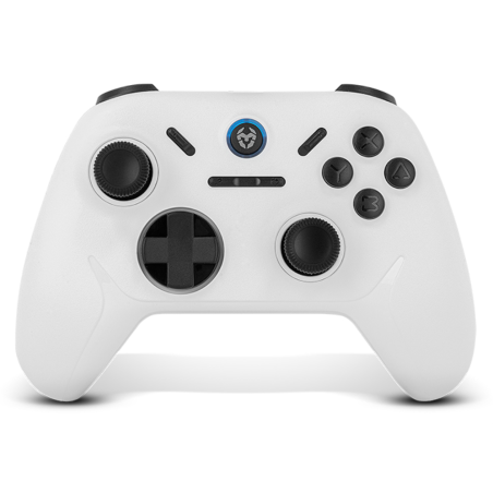 Krom Kadoer Blanco Bluetooth/USB Gamepad Analógico/Digital Android, Nintendo Switch, Nintendo Switch 2, PC, iOS