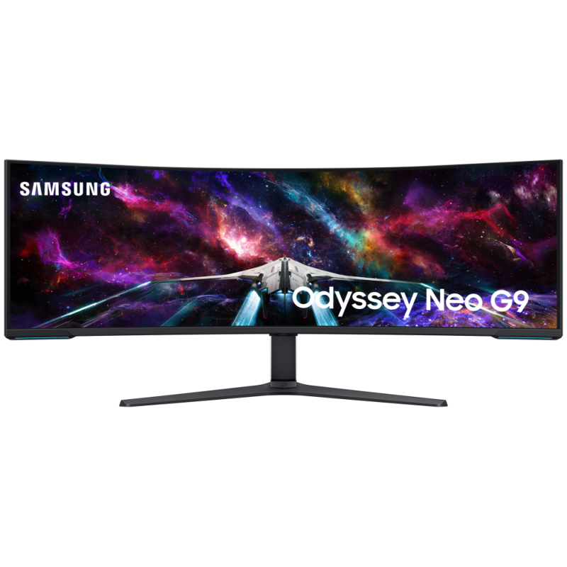 Samsung G95NC pantalla para PC 144,8 cm (57) 7680 x 2160 Pixeles Dual UHD LED Negro, Blanco