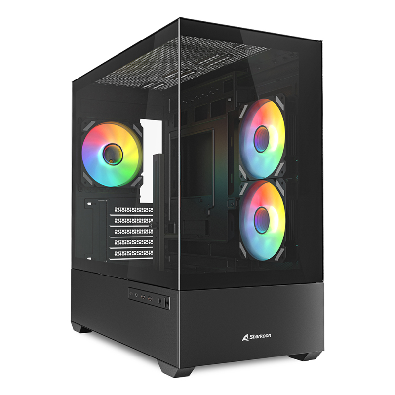 Sharkoon MK6 RGB Midi Tower Blanco