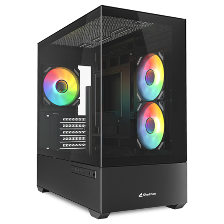 Sharkoon MK6 RGB Midi Tower Blanco