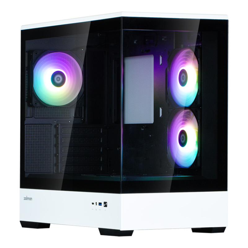 Zalman P30 BW carcasa de ordenador Mini Tower Negro