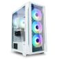 Zalman I3 NEO TG WHITE carcasa de ordenador Midi Tower Blanco
