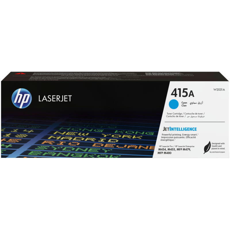 HP Cartucho de tóner Original LaserJet 415A cian