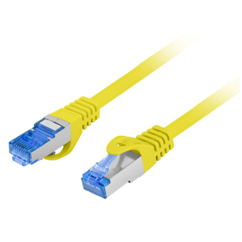 Lanberg PCF6A-10CC cable de red Amarillo 0,5 m Cat6a S/FTP (S-STP)
