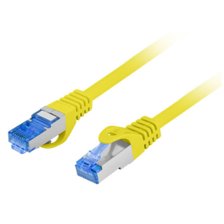 Lanberg PCF6A-10CC cable de red Amarillo 0,5 m Cat6a S/FTP (S-STP)