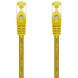AISENS Cable De Red Latiguillo RJ45 LSZH Cat.7 600 MHz S/FTP PIMF AWG26, Amarillo, 1.0 m
