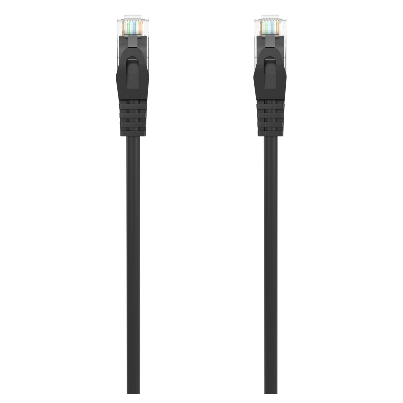 AISENS Cable de Red Latiguillo RJ45 LSZH Cat.6A 500 Mhz UTP AWG24, Negro, 2.0M