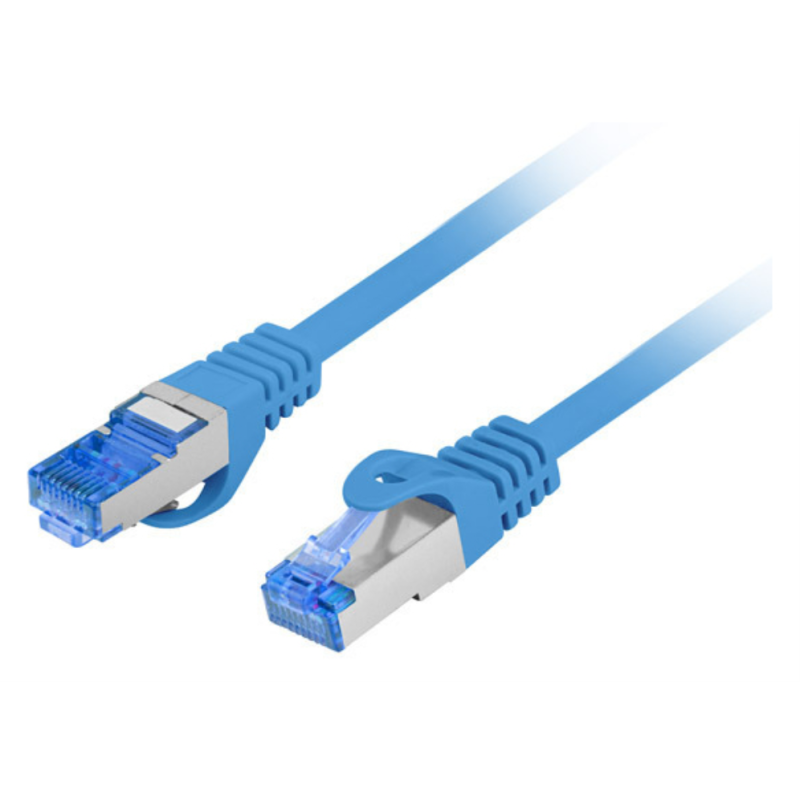 Lanberg PCF6A-10CC cable de red Azul 2 m Cat6a S/FTP (S-STP)