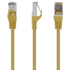 Gembird PP6-0.25M/Y cable de red Amarillo 0,25 m Cat6 F/UTP (FTP)