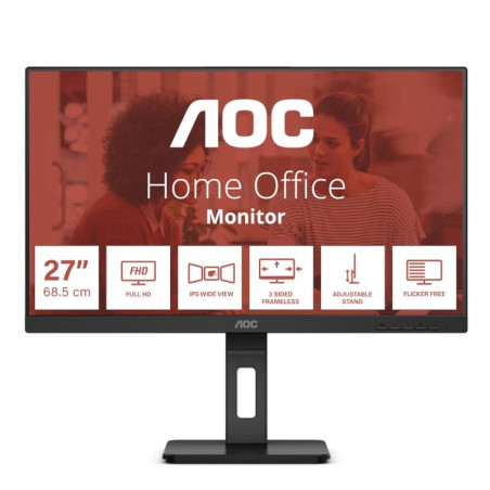 AOC 24E3QAF Monitor 24 IPS FHD 75Mhz DP MM AA