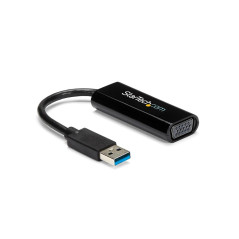 Adaptador usb tipo a a vga startech macho - hembra - negro