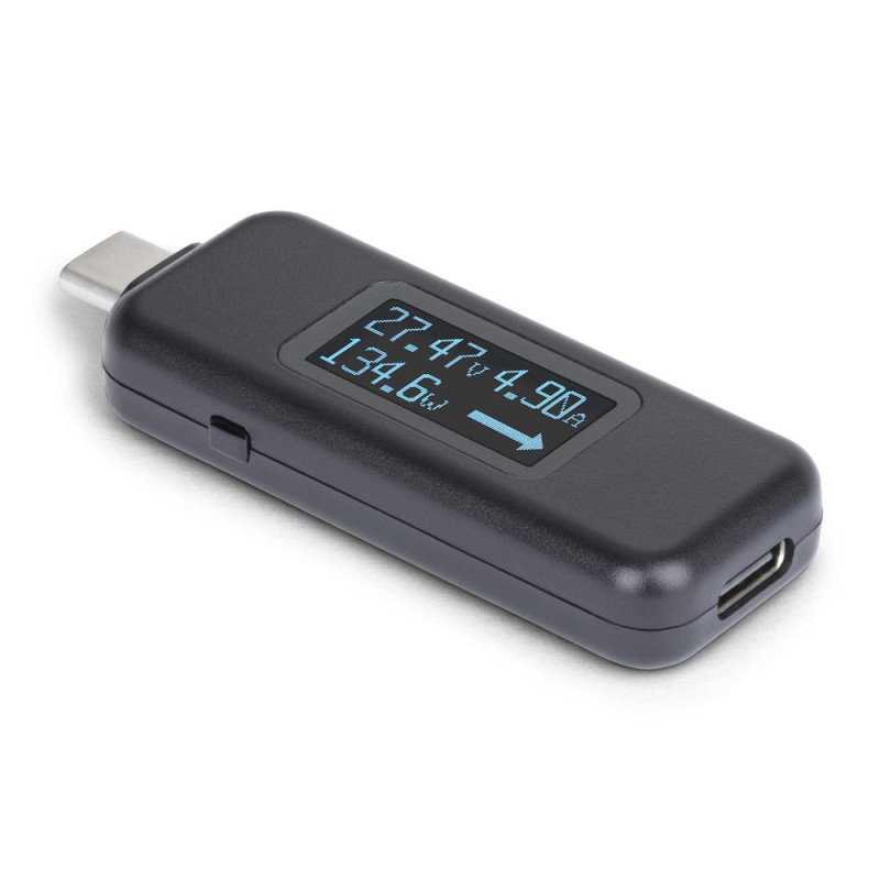 Probador de corriente usb tipo c startech usbc - pwrtester
