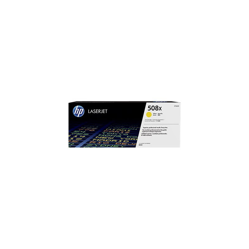 Toner hp 508x cf362x amarillo m577 alto rendimiento