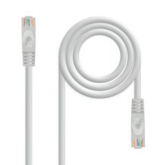 CABLE DE RED LATIGUILLO RJ45 UTP CAT6A AWG24 5 M GRIS NANOCABLE