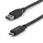 Cable usb tipo c a usb tipo a startech 1m - macho - macho - negro
