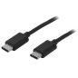 Cable usb tipo c startech 2m - macho - macho - negro