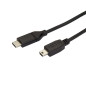 Cable usb tipo c a mini usb tipo b startech 2m - macho - macho - negro