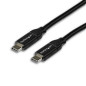 Cable usb tipo c startech 2m - macho - macho - negro