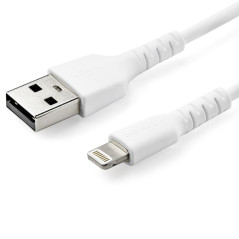 Cable lightning a usb tipo a startech 2m - macho - macho - blanco