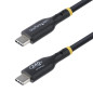 Cable usb tipo c startech 2m - macho - macho - negro