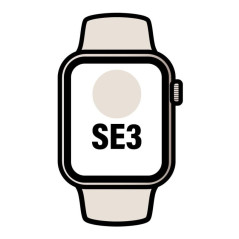 Apple Watch SE3/ GPS/ Cellular/ 44mm/ Caja de Aluminio Blanco Estrella