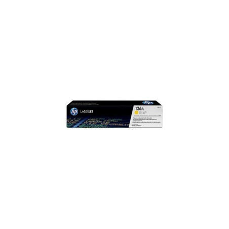Toner hp 126a ce312a amarillo 1000 página cp1025nw -