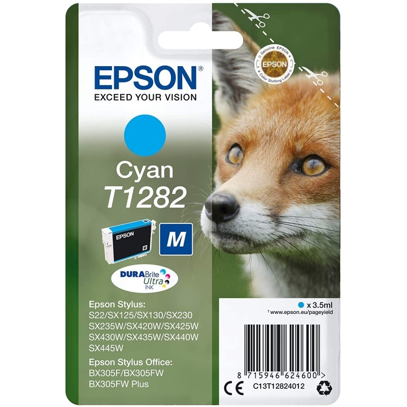 Epson Cartucho T1282 Cyan Epson Cartucho T1282 Cyan