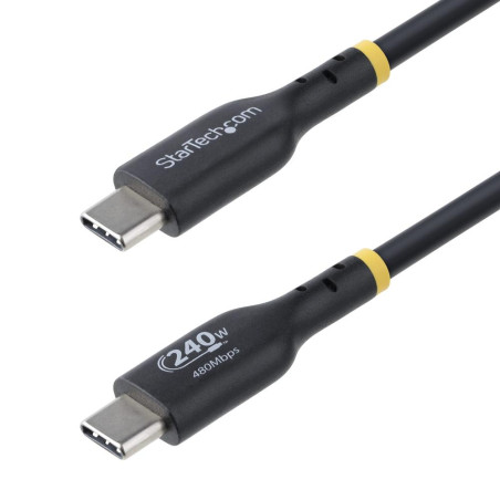 Cable usb tipo c startech 4m - macho - macho - negro