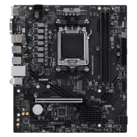 MSI PRO A620AM-B EVO AMD A620A Zócalo AM5 ATX
