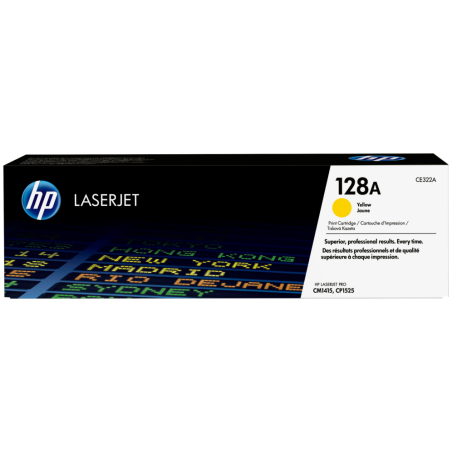 HP Cartucho de tóner original LaserJet 128A amarillo