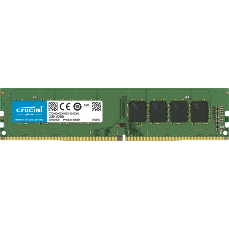 Crucial CT8G4DFRA32A módulo de memoria 8 GB 1 x 8 GB DDR4 288-pin DIMM