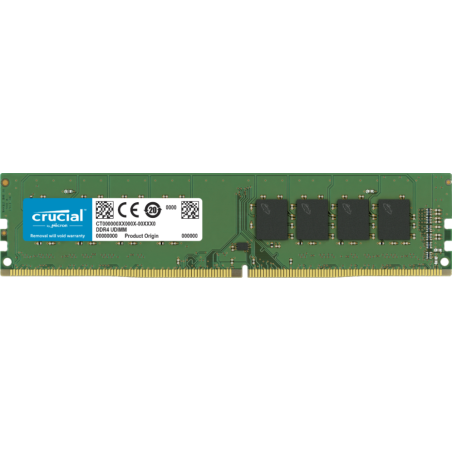 Crucial CT8G4DFRA32A módulo de memoria 8 GB 1 x 8 GB DDR4 288-pin DIMM