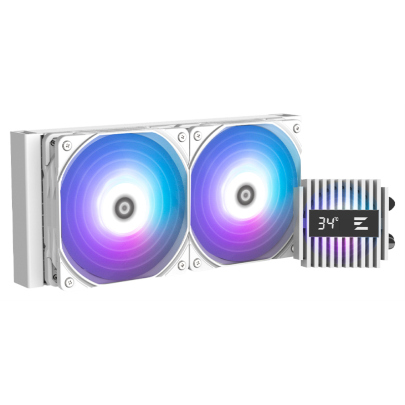 Zalman ALPHA2 A24 WHITE sistema de refrigeración para ordenador Procesador Sistema de refrigeración líquida todo en uno 12 cm Bl