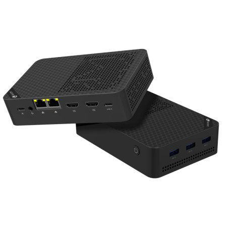 Leotec LEMPC23 PC/estación de trabajo barebone Cubo Negro N150 3,6 GHz