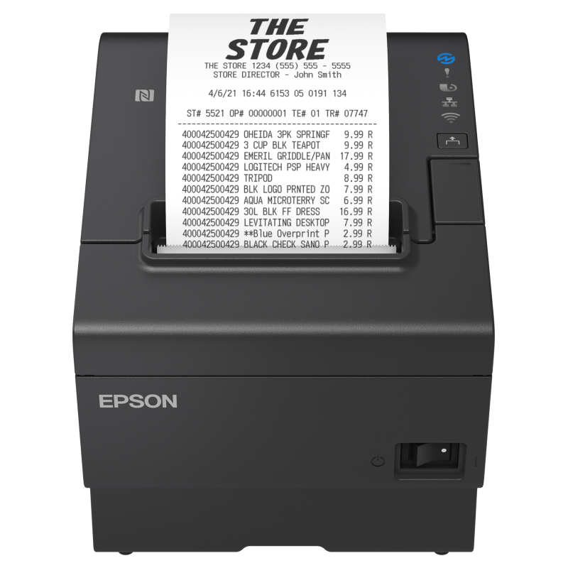 Epson TM-T88VII (112): USB, Ethernet, Serial, PS, Black