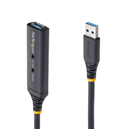Cable usb tipo a startech 5m - macho - hembra - negro