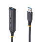 Cable usb tipo a startech 5m - macho - hembra - negro