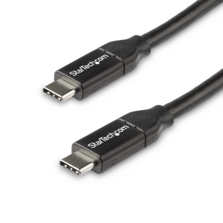 Cable usb tipo c startech 0.5m - macho - macho - negro