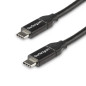Cable usb tipo c startech 0.5m - macho - macho - negro