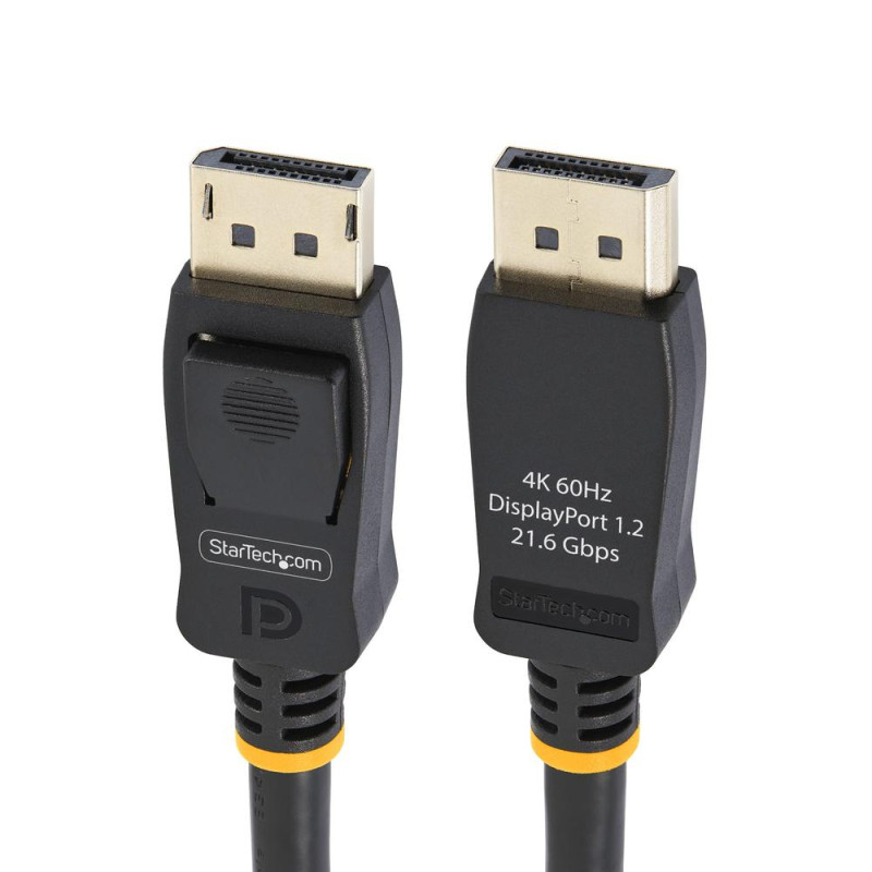 Cable displayport 4k x 2k startech 0.5m - macho - macho - negro