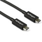 Cable usb tipo c startech 0.8m - macho - macho - negro