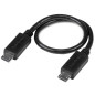 Cable micro usb startech 0.20m - macho - macho - negro